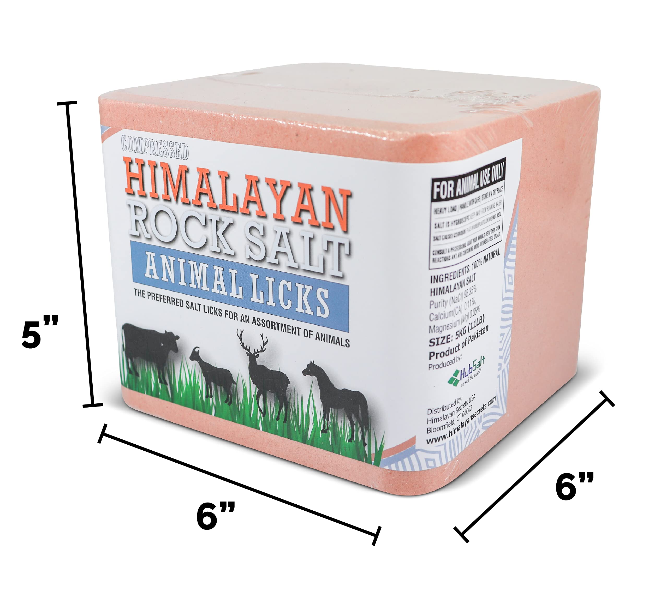 Bloc-sel-rose en extérieur par Himalayan Secrets: résistance aux intempéries.
