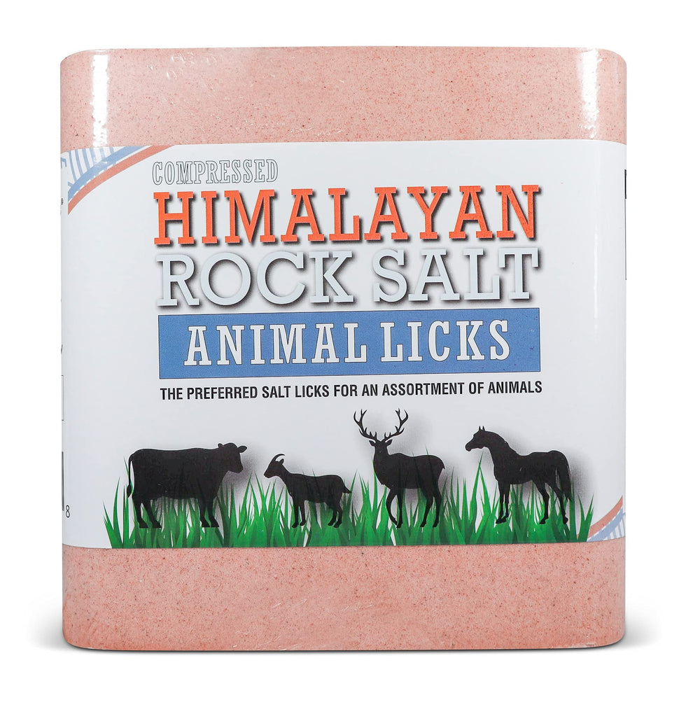 Bloc de sel rose Himalayan Secrets pour chevaux, apport minéral quotidien utile