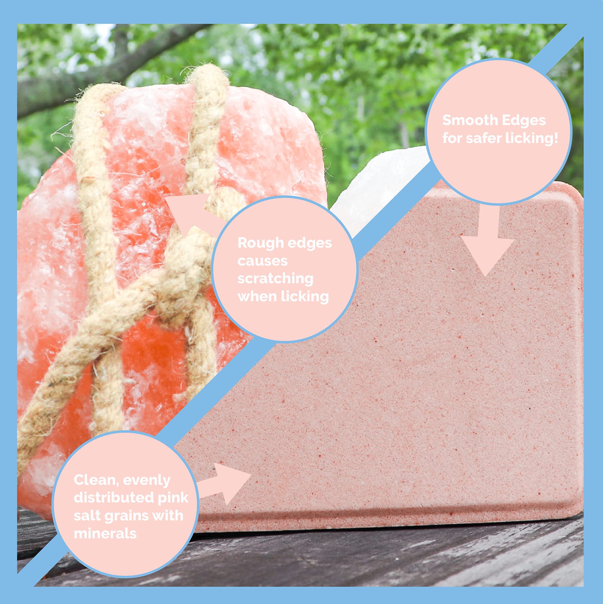 Surface lisse Himalayan Secrets, léchage sûr et confortable.