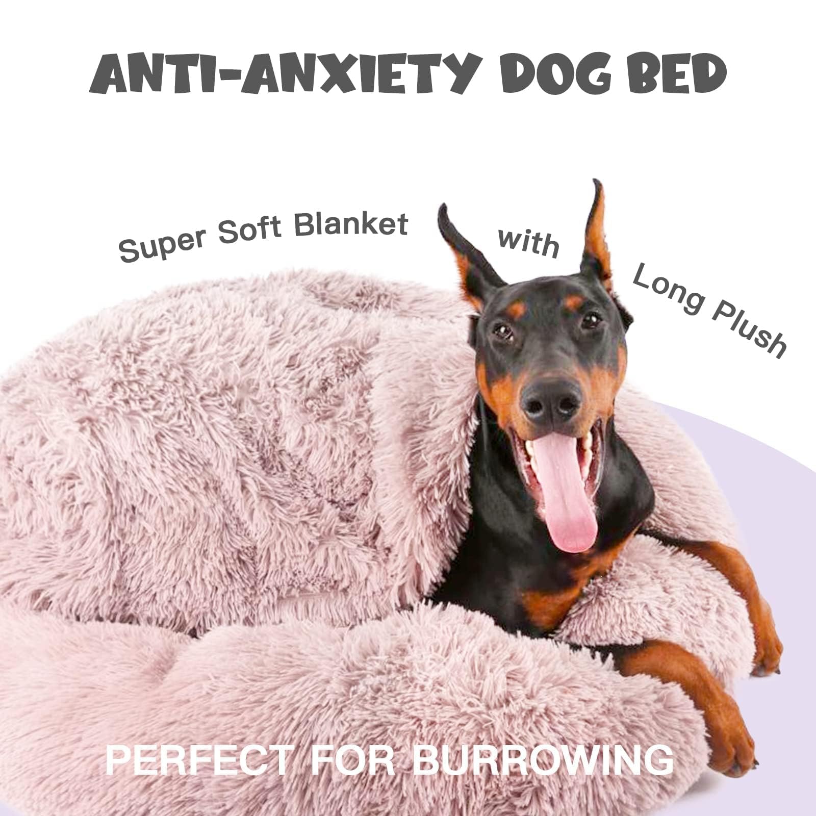 Himax couverture attachée pour nid-donuts-chien, utilisation polyvalente.