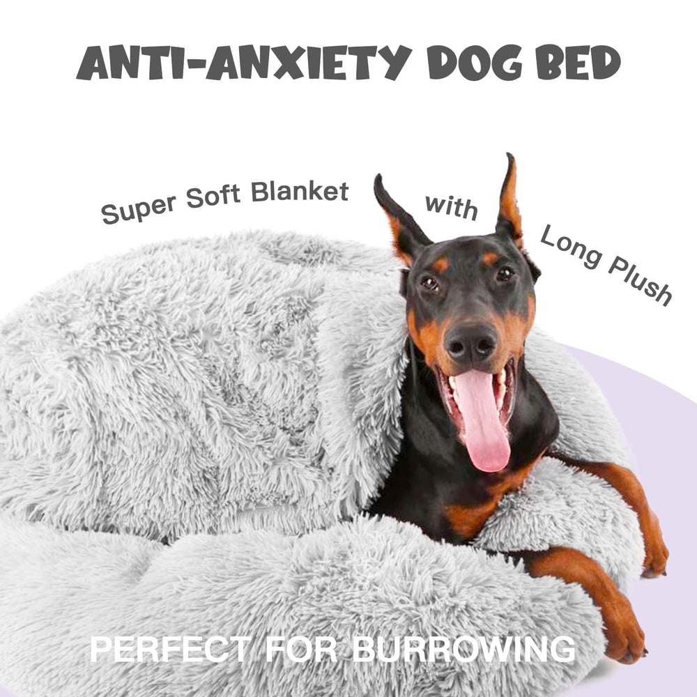 Himax lit chien beignet: quatre utilisations du drap inclus.