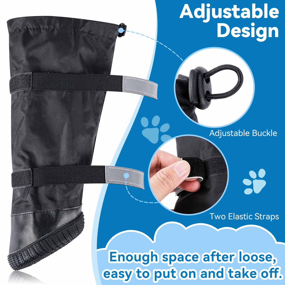 Hipaw bottes chien antiderapantes sol mouillé : meilleure adhérence sur surfaces humides.