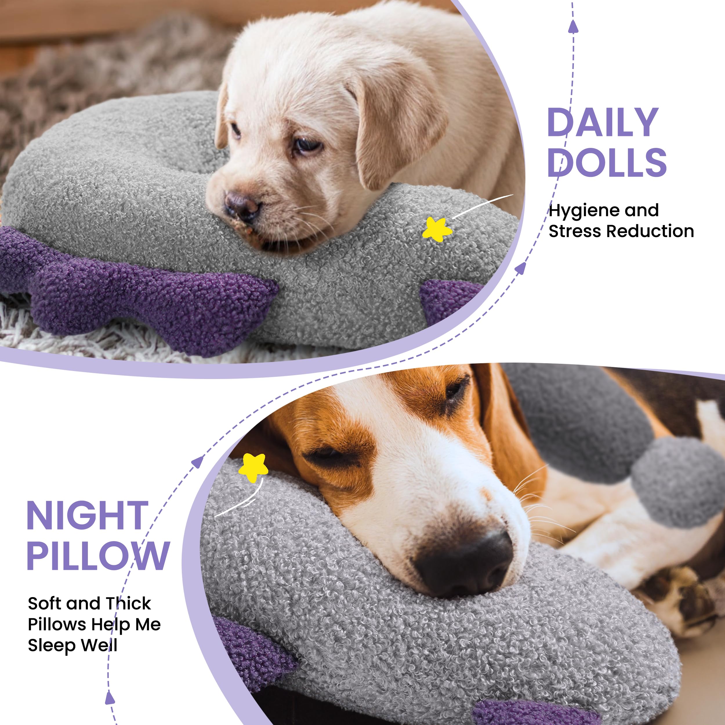 HiPetpy Oreiller pour tous les chiens et chats.