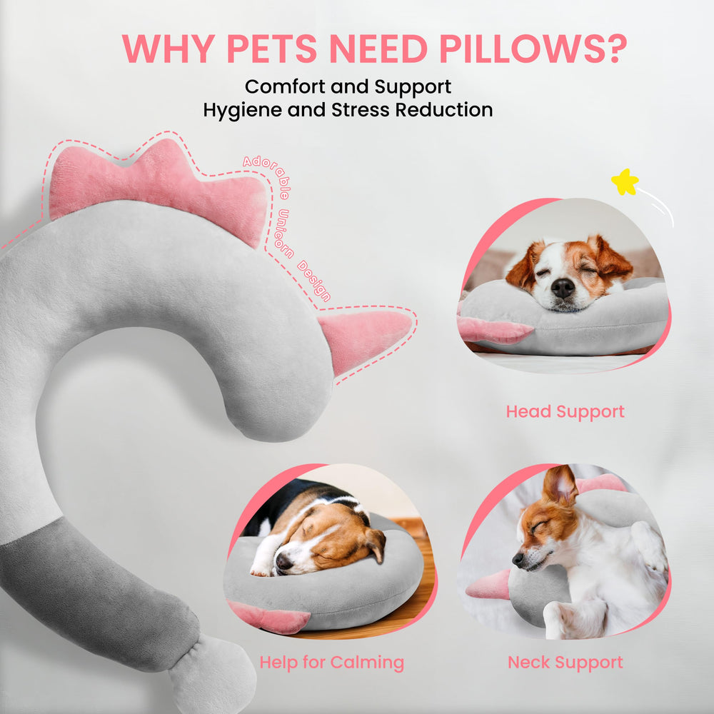 HiPetpy soutien du cou pour chien améliore la posture et le repos nocturne.