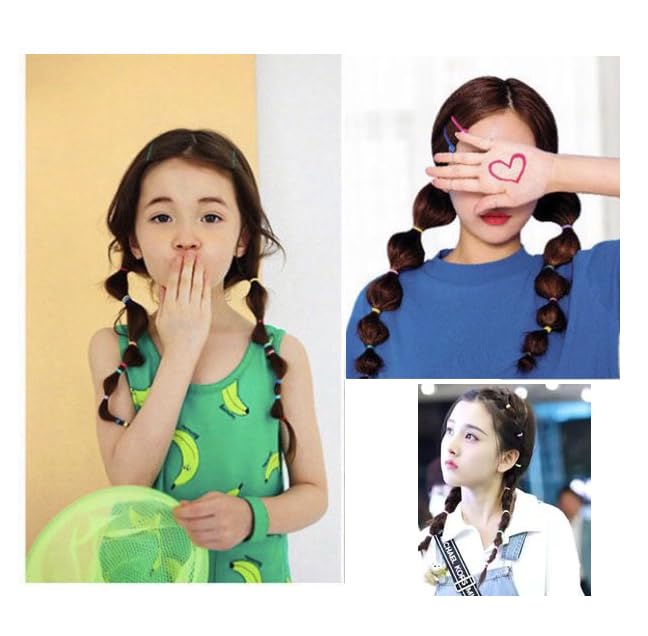 HipGirl bandes elastiques dreadlocks chien, solution pratique pour petites mèches.