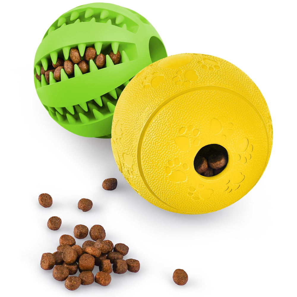 HIPPIH balle-distributeur-gourmandises pour chien stimule l'appétit et prolonge le jeu.