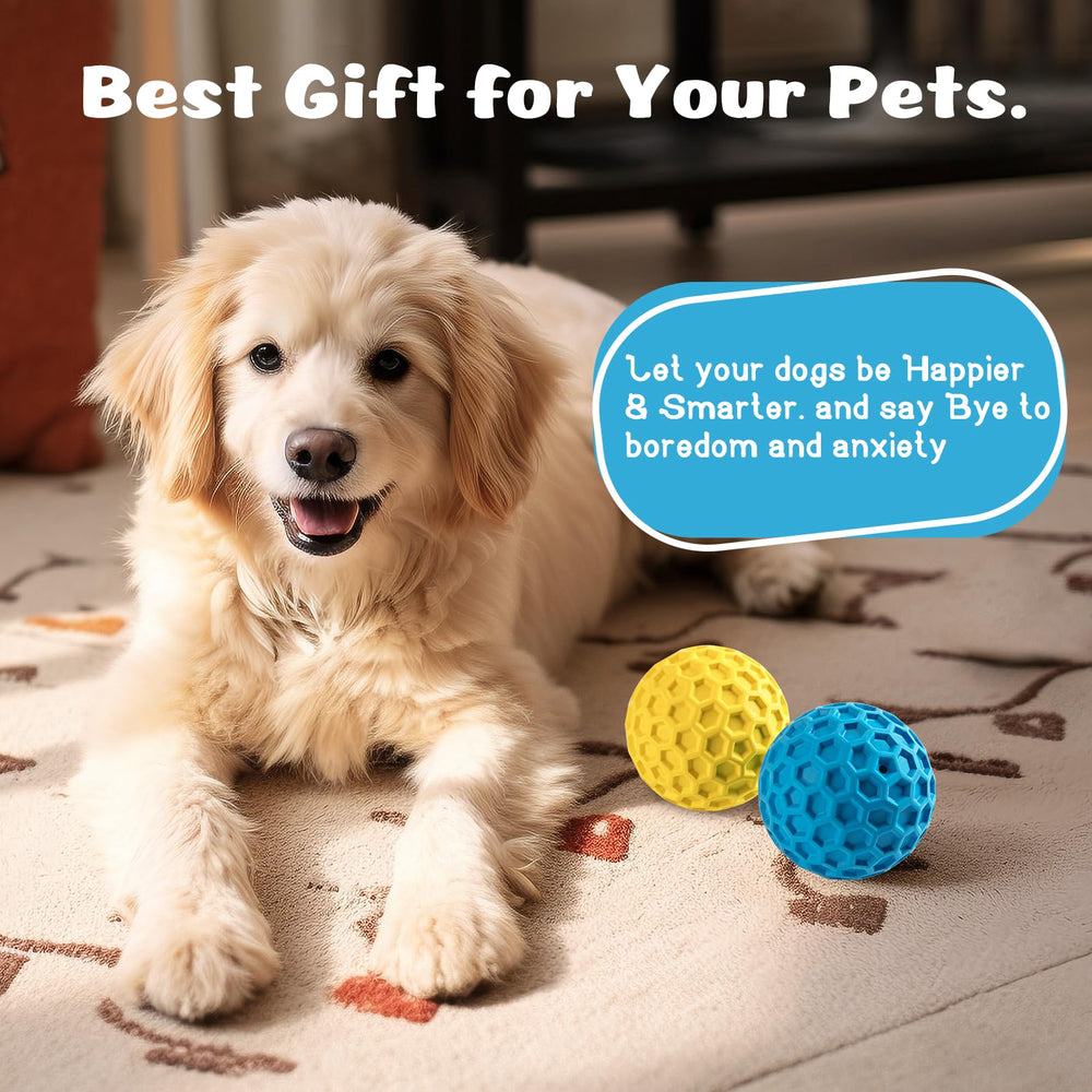 HIPPIH pack-deux-balles-chien: double option durable pour sessions de jeu et récupération.