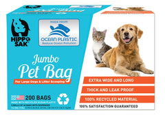 Hippo Sak sac crottes extra-long avec distributeur, pratique pour ramasser après chien.