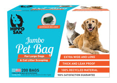 Hippo Sak sac poubelle chien extra long, pratique pour grands chiens et grosses quantités.