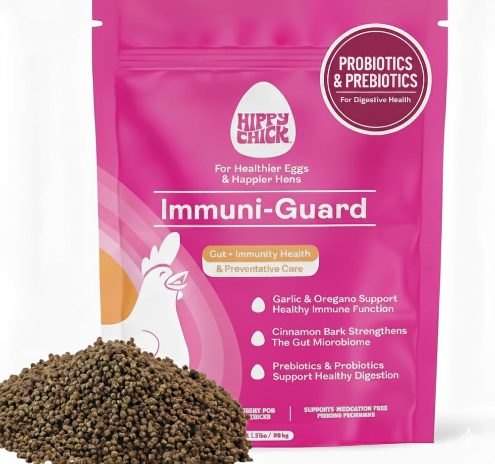 Hippy Chick Immuni-Guard – bouteille prête à l’emploi pour le quotidien des poulets.