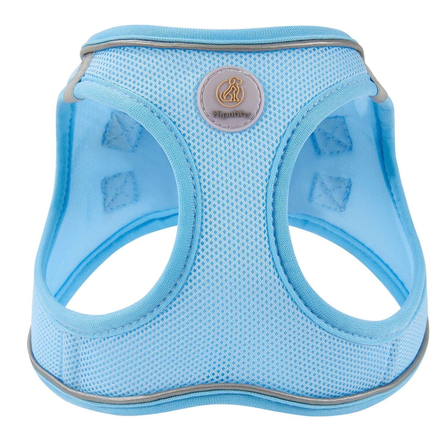 Laisse réfléchissante Hipubby de 1,5 m bleu, visibilité nocturne améliorée.