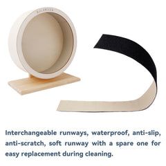 Roue HJLSWXKQ en bois naturel résistante au rongement.