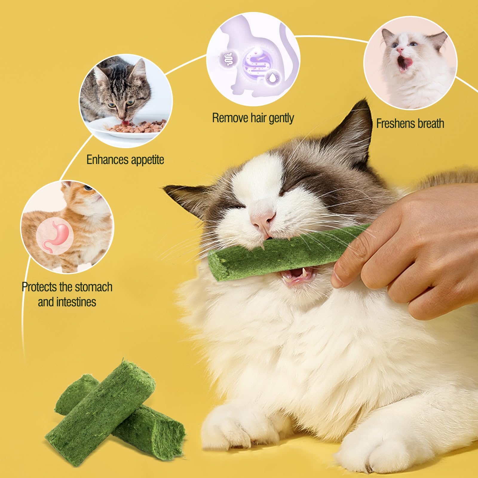 Hkpetie aro me frais poulet chat: goût frais qui attire les chats