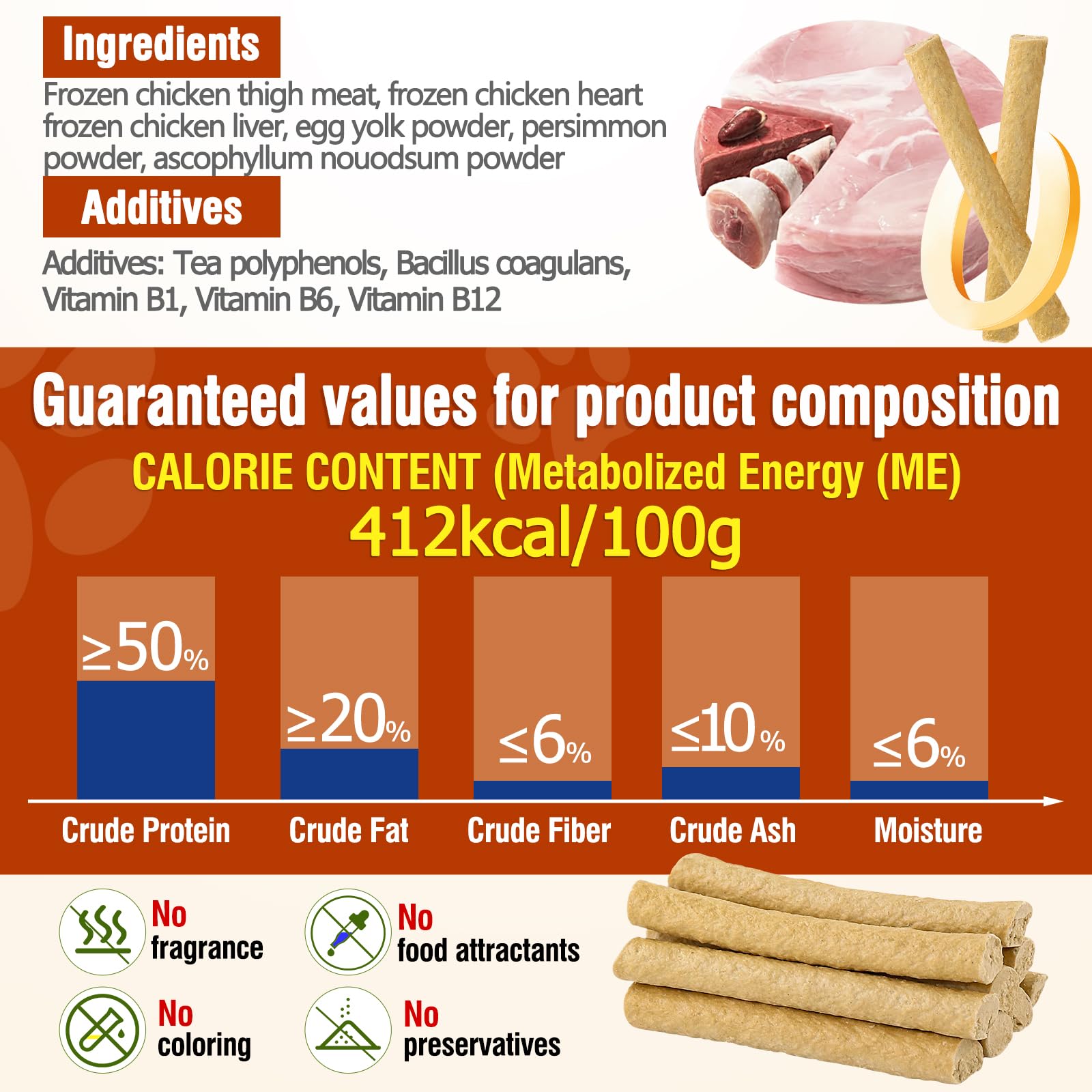 Hkpetie: bâtonnet faible calorie pour récompense légère.
