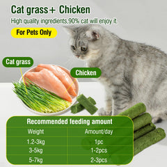 Hkpetie ingredients-naturels-chat-grass: option naturelle sans additifs artificiels