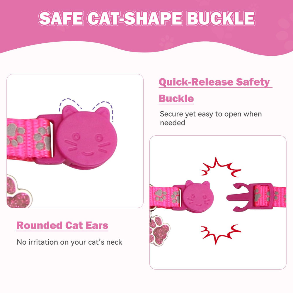 HLJ collier chat clochette amovible pour repérage et style