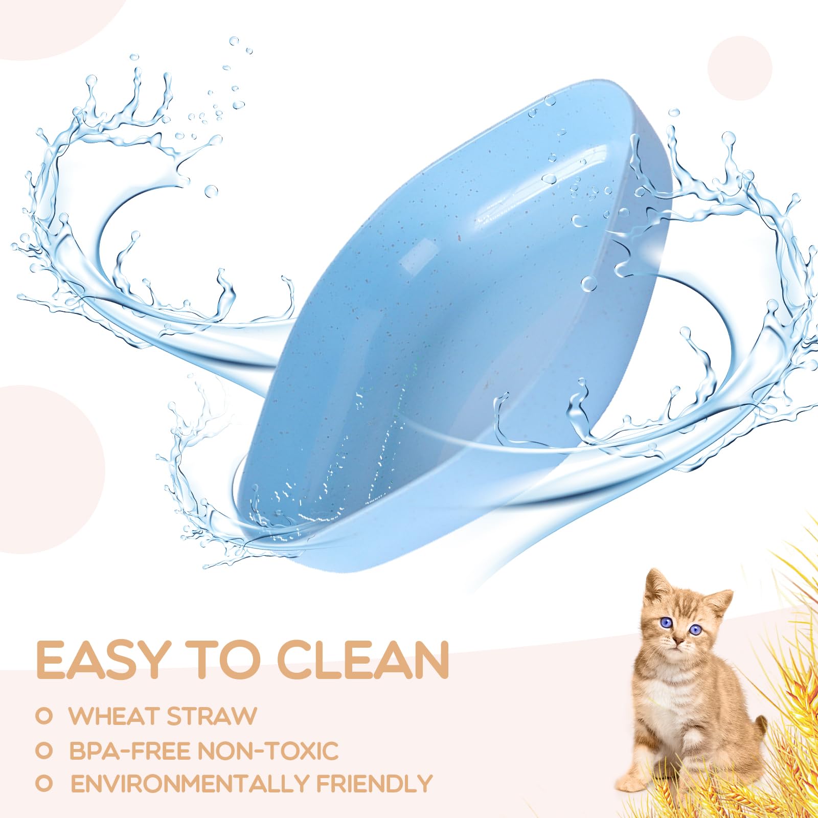 Bol chat HMDZMR lavage facile, prêt pour le lave-vaisselle.