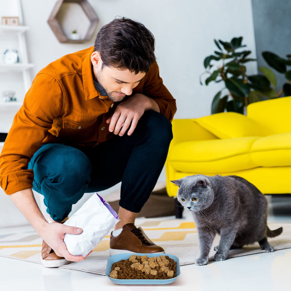 HMDZMR bol chat en paille, résistant et facile à nettoyer