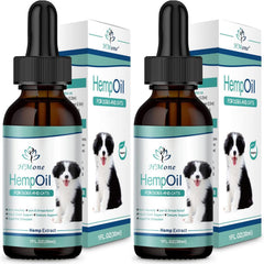 Huile HMone pour chiens et chats, bouteille gouttes; apaise le stress potentiel.