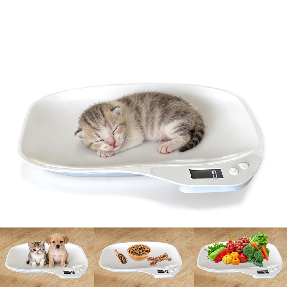 HMRCYTE balance petit animal avec écran LCD, mesure précise du poids.