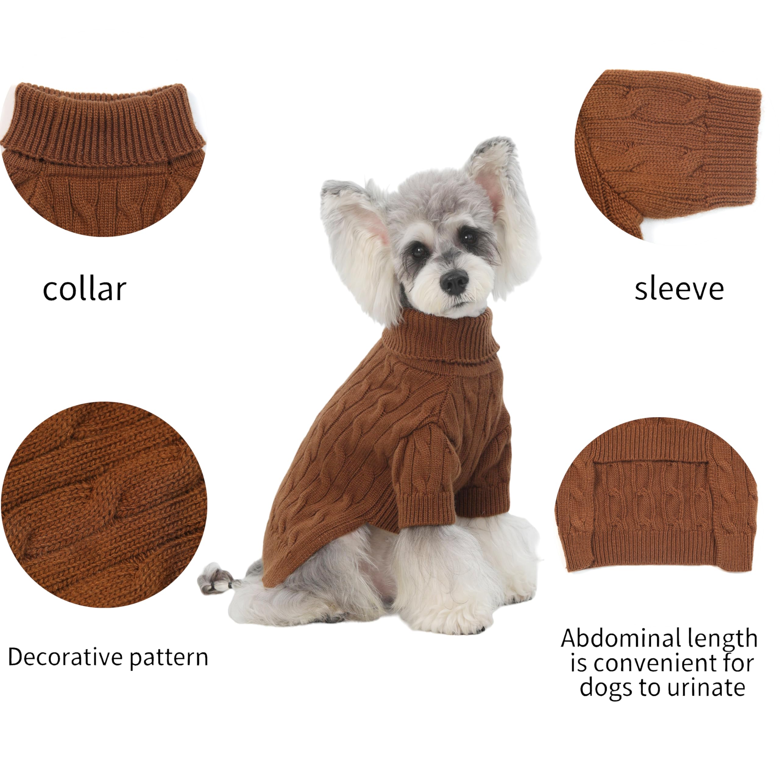 Guide des tailles Hó Pêng-iú pour trouver le bon pull chien