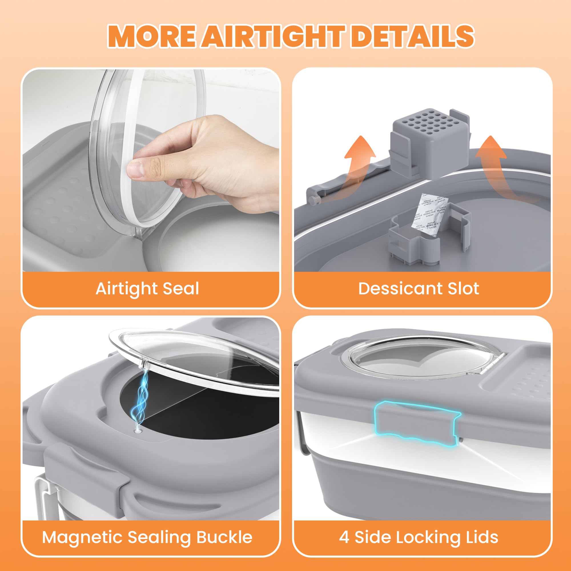 HOYTAMDAR conteneur pliable, gain d’espace dans les rangements.