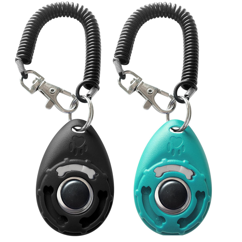 HoAoOo clicker dressage poignet ensemble: deux couleurs pour l'entraînement pratique.