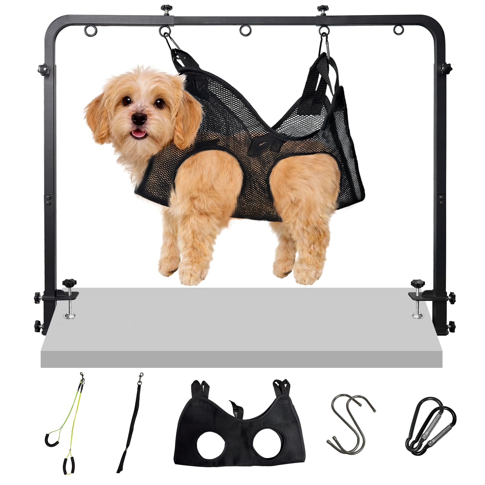 Hobuska bras-toilettage-reglable-42po pour chiens et chats.