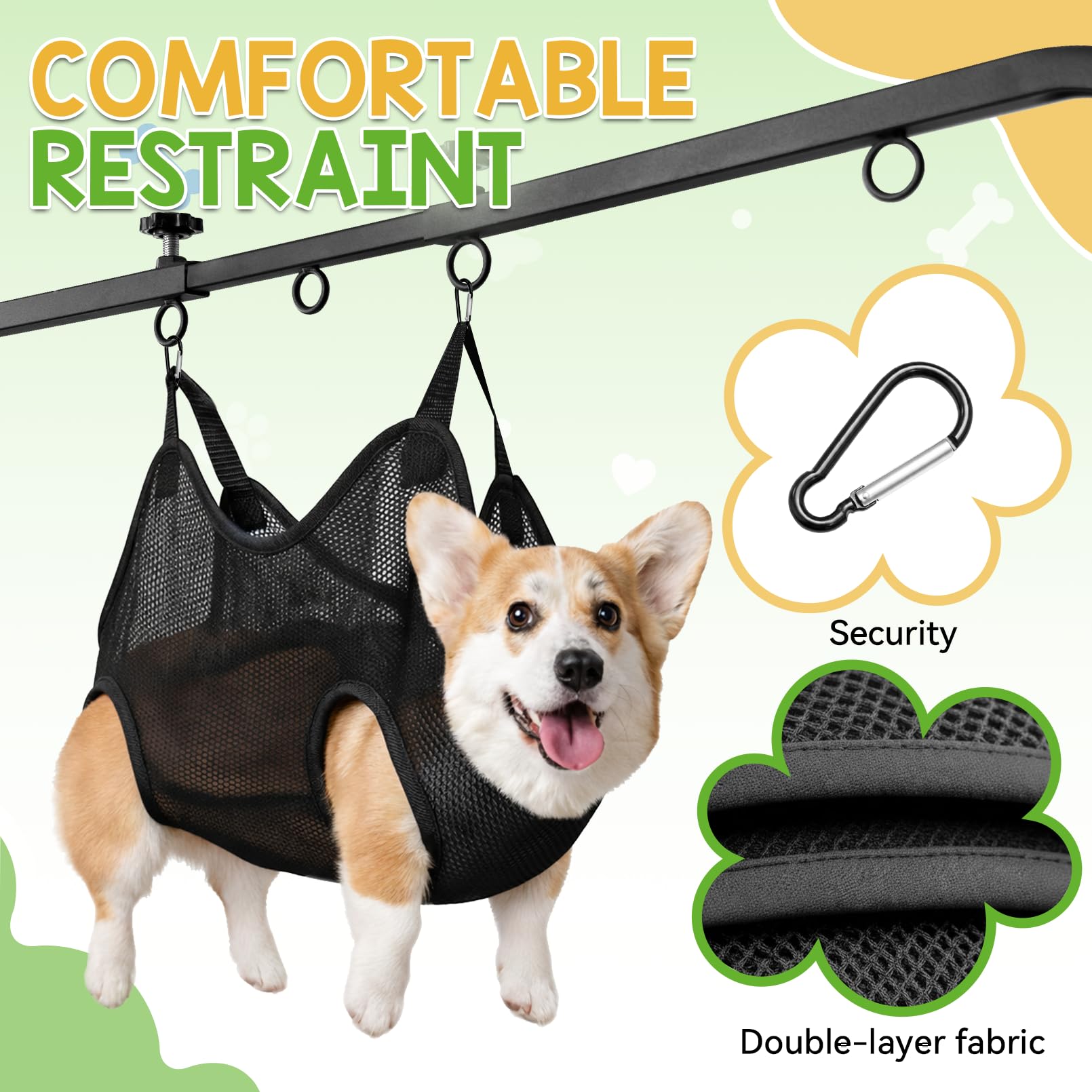 Hobuska noeuds-chien securite pour le toilettage.