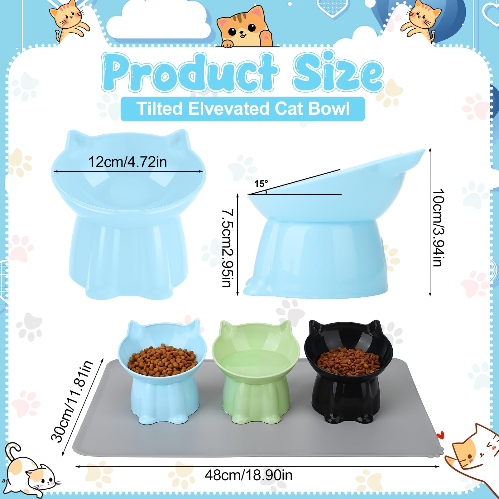 Hoemwarm design anti vomitif dans repas chat, expérience calme.