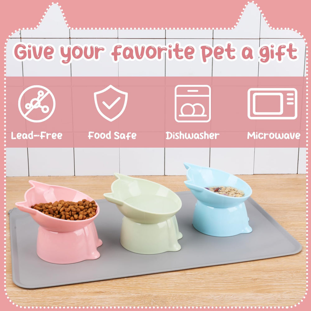 Hoemwarm gamelle élevée rose pour chat – accessibilité et style