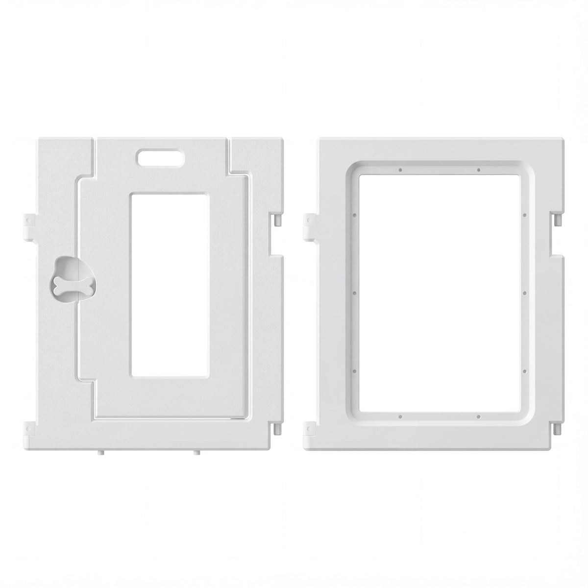 HOENCRAFT Parc pour chien: panneau acrylique transparent pour espace sûr et lumineux.