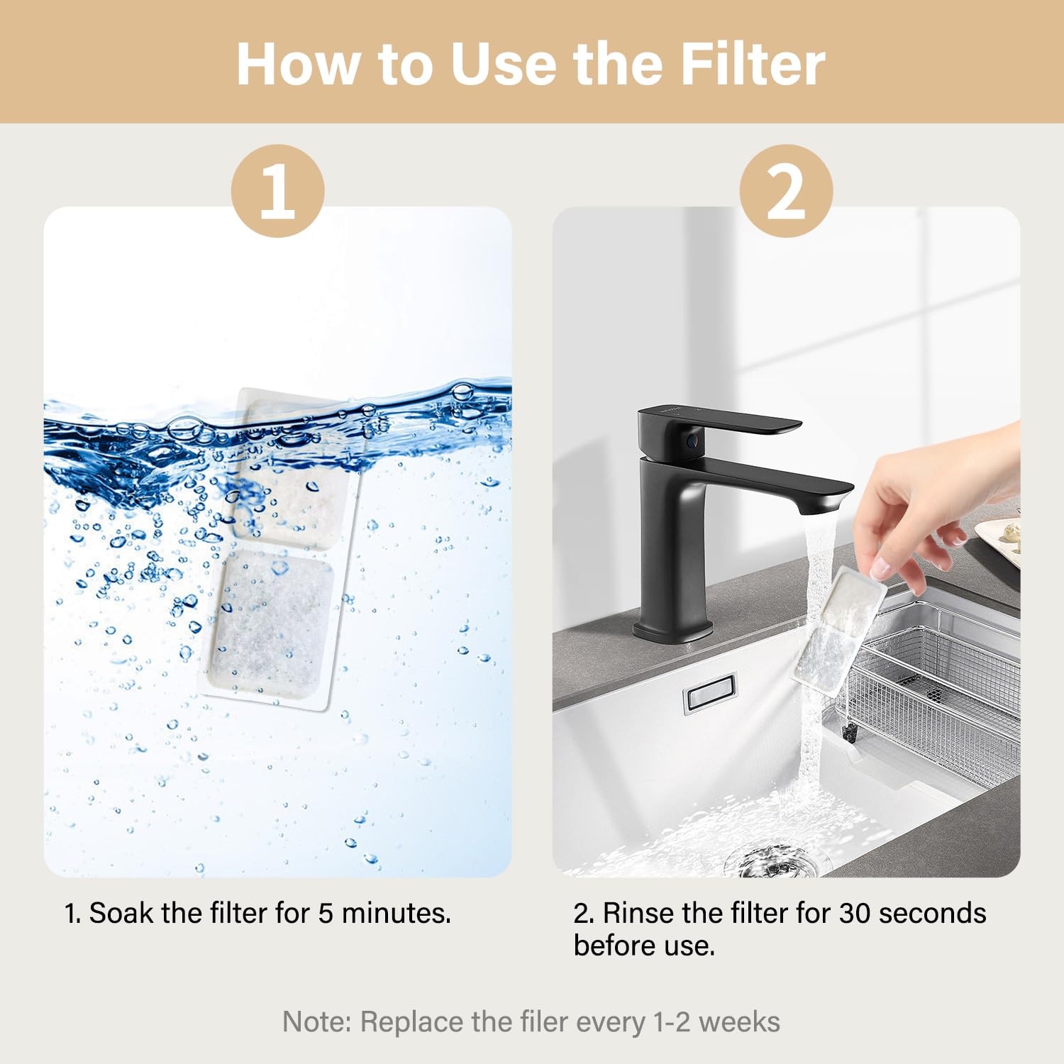 HOETEK filtration quatre couches pour eau plus limpide
