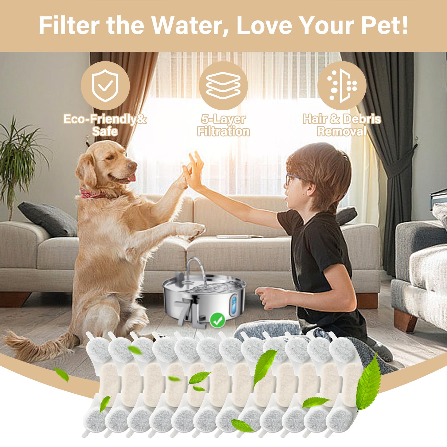 HOETEK Smartoo 7L – filtration à 5 étages pour eau plus sûre