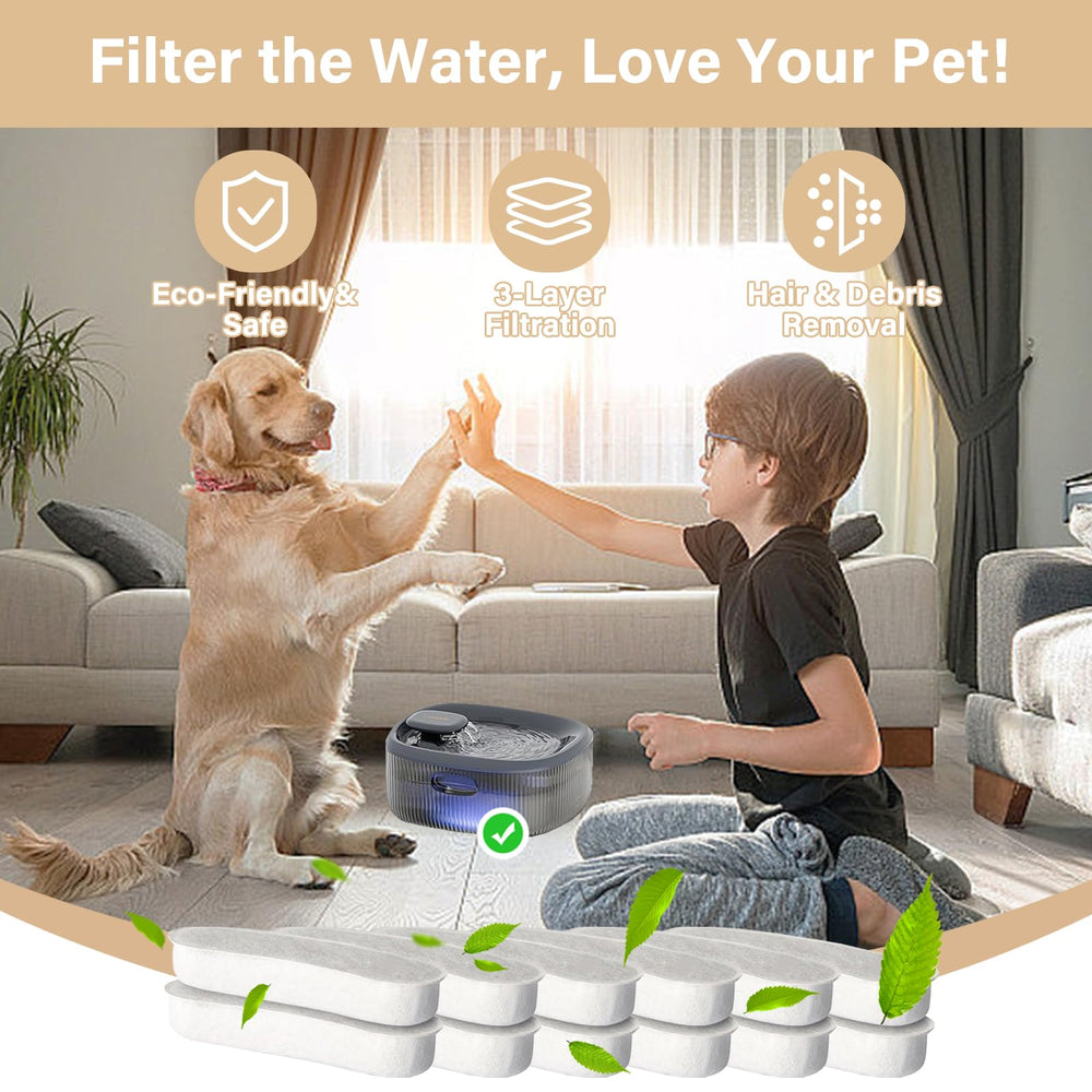HOETEK filtre triple étages charbon actif pour filtration efficace