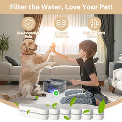 HOETEK filtre triple étages charbon actif pour filtration efficace