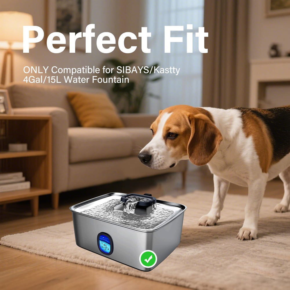 HOETEK préparation filtre fontaine chien, utilisation simple en 5 minutes