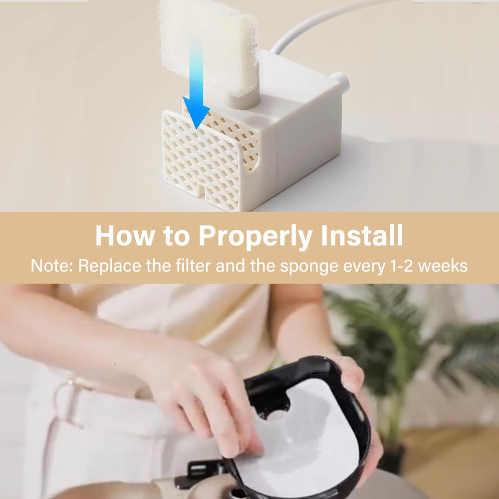 HOETEK notice d'utilisation rapide FEELNEEDY pour changer les filtres toutes les 1–2 semaines.