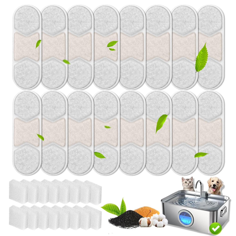 HOETEK Zuqqony 12L fontaine chien, ensemble filtre remplacement pour eau propre.