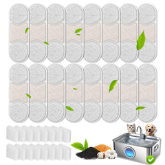HOETEK Zuqqony 12L fontaine chien, ensemble filtre remplacement pour eau propre.