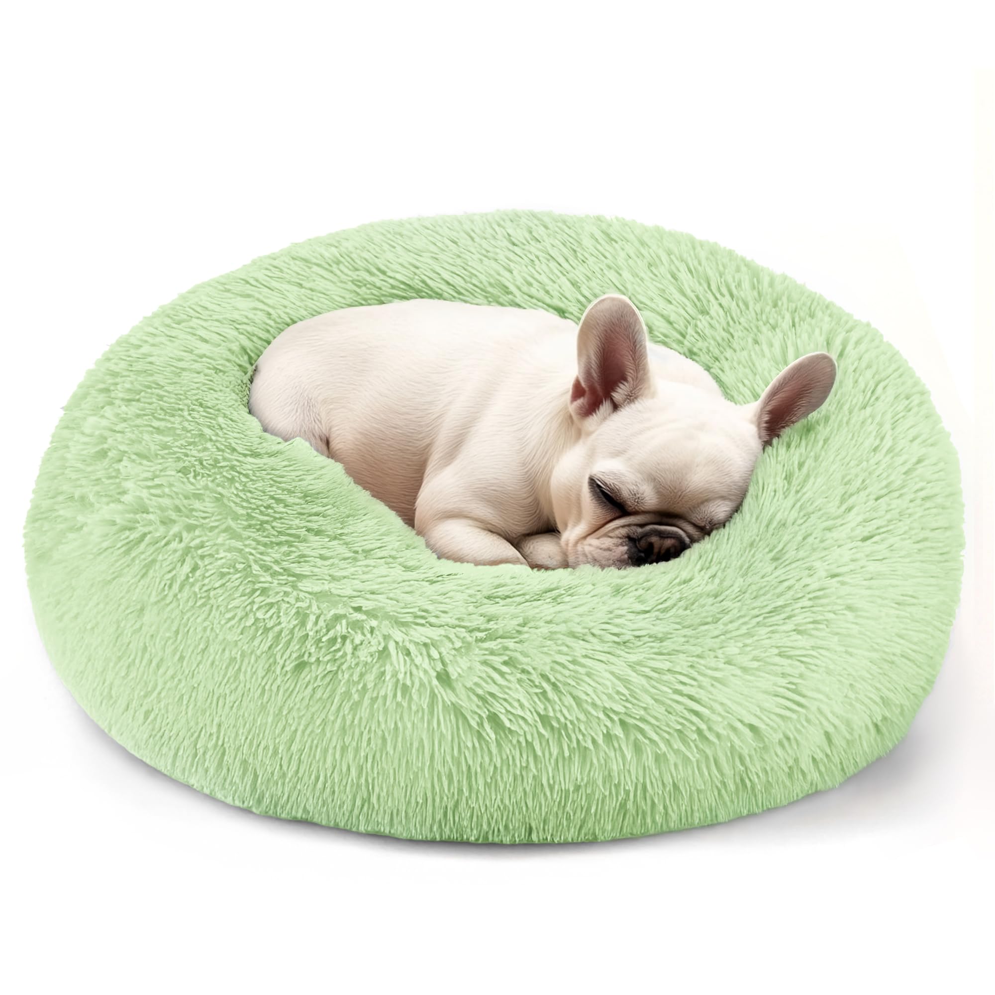Hoewina lit-beignet chien-chat repos securisant et confortable.