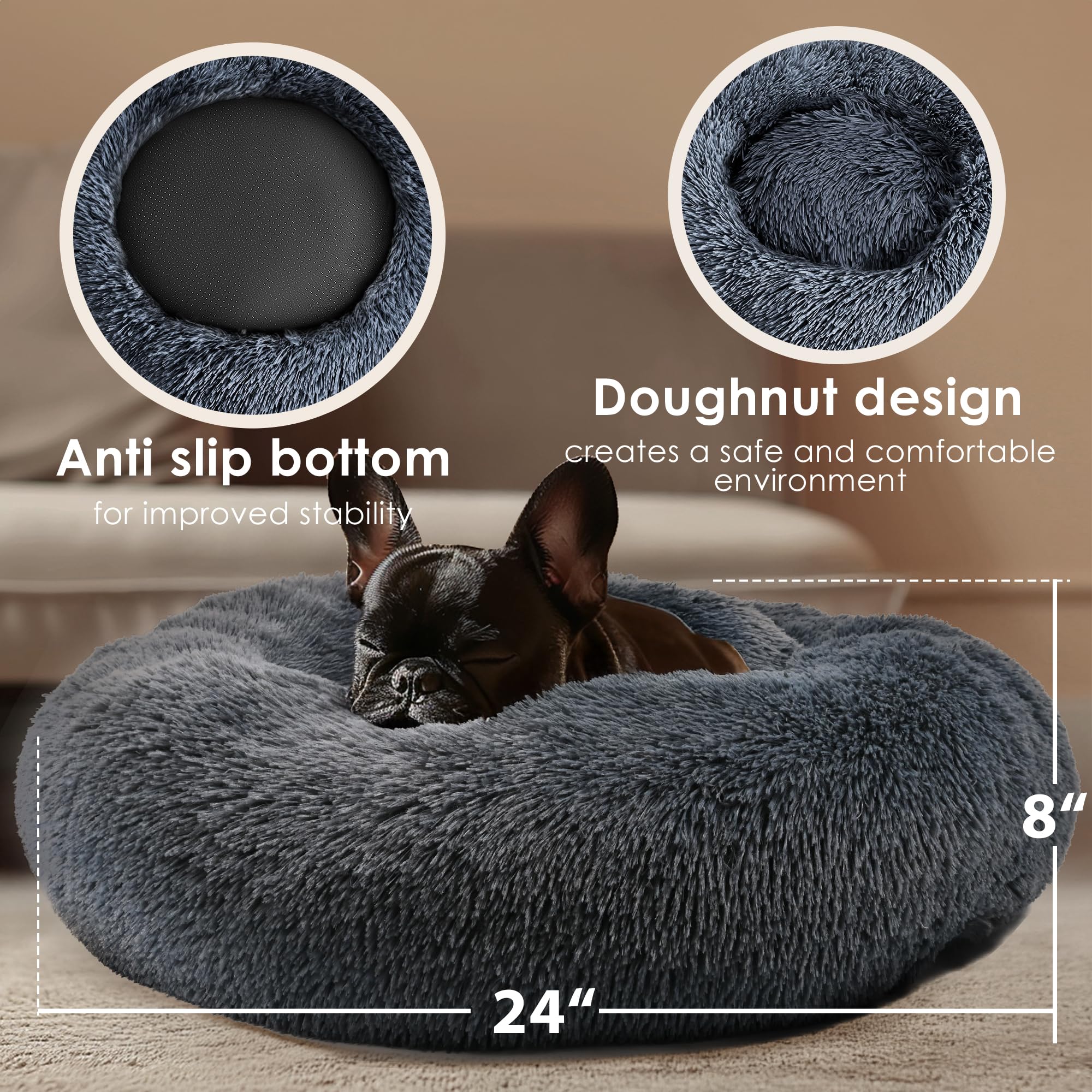 Texture pelucheuse Hoewina, moelleux coussin pour câlins chaleureux.