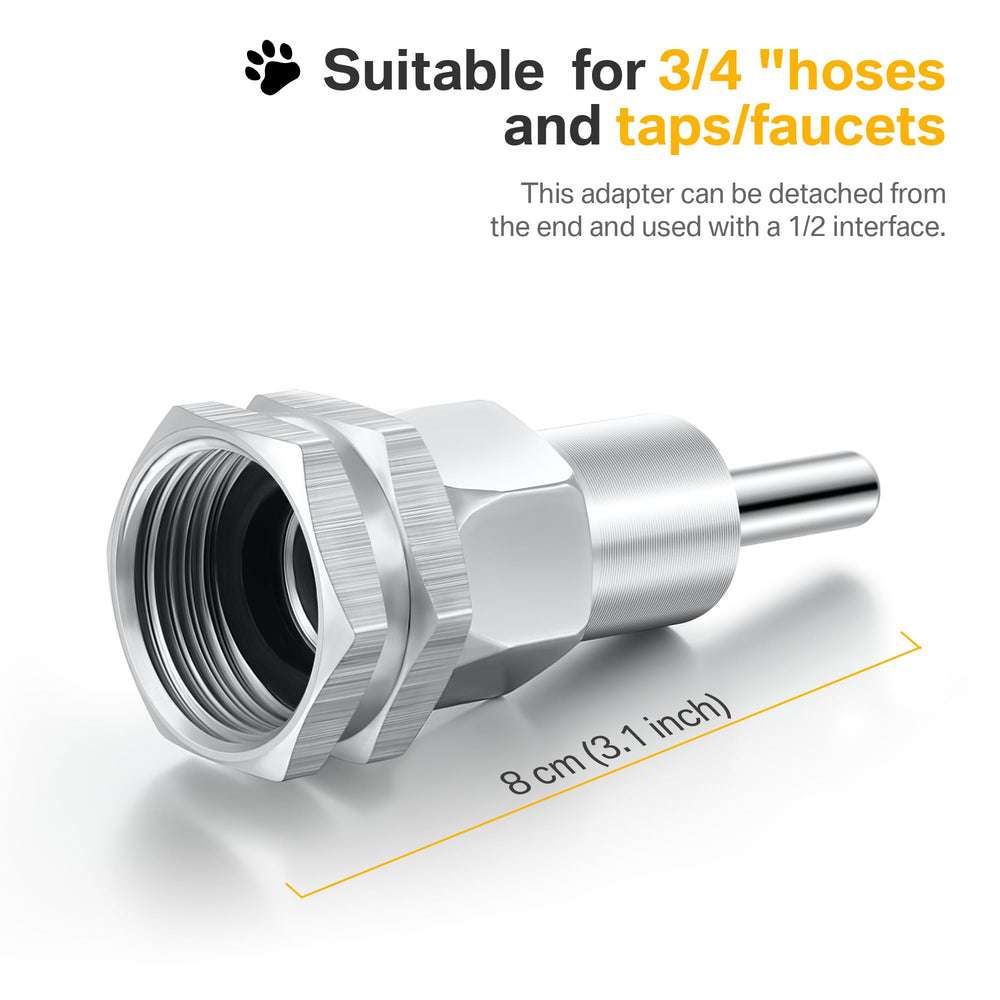 Connecteur Hohean 1-2 pouce et 3-4 pouce, installation simple sans outils.