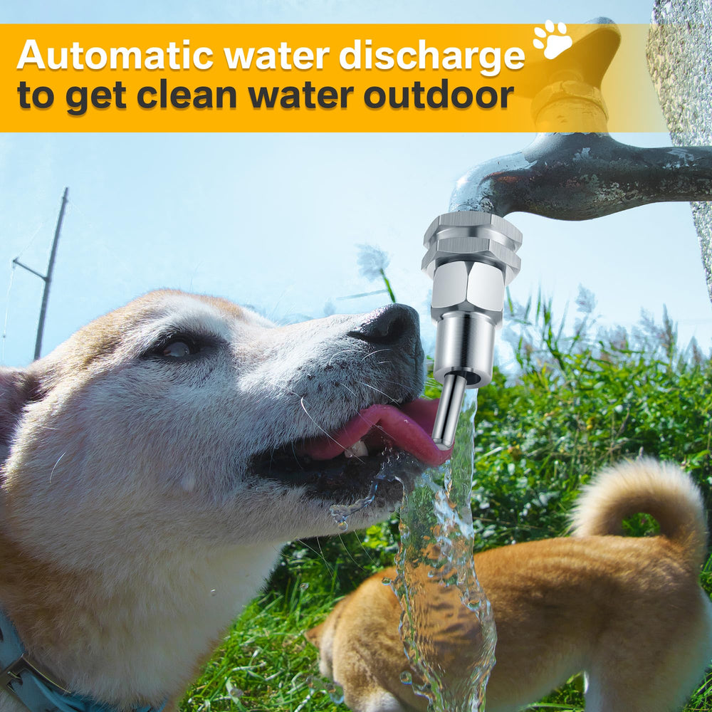 Usage extérieur Hohean: eau pour chiens et autres animaux, pratique et sûr.