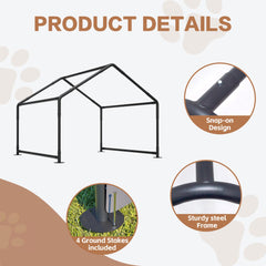 Hohuqeri housse polyester imperméable bloque UV et pluie.