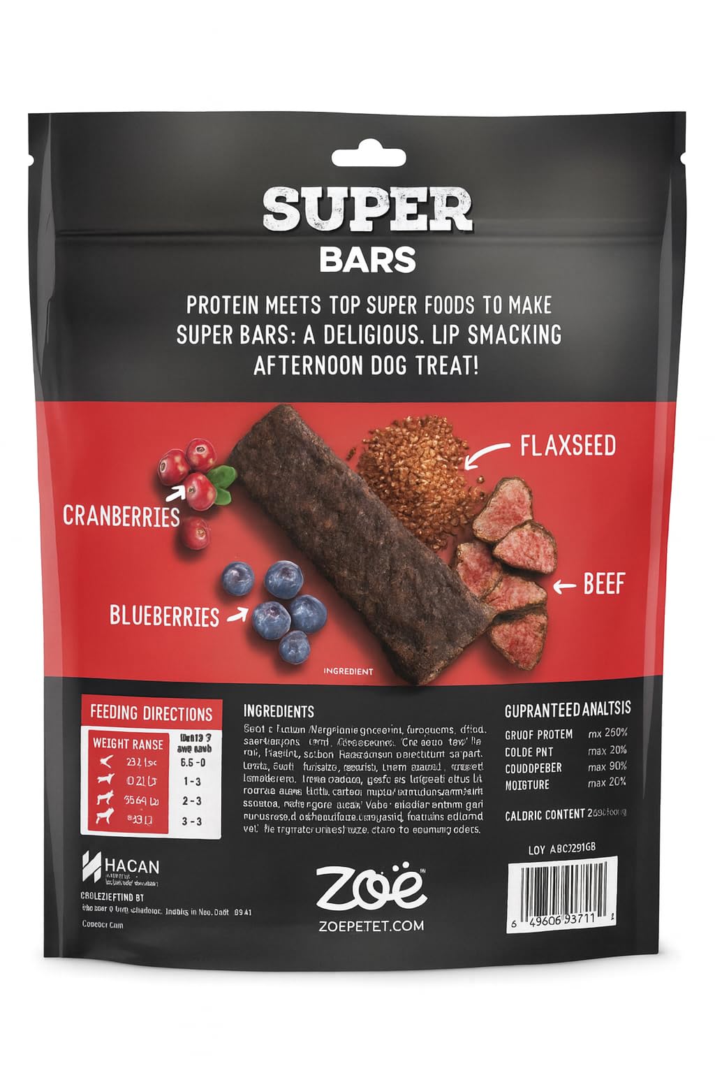 Hoiyen Zoë Super Bars fabriqué aux États-Unis avec contrôle qualité.