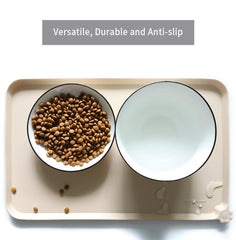 Hoki Found tapis alimentaire silicone anti-dérapant durable et portable pour voyages.
