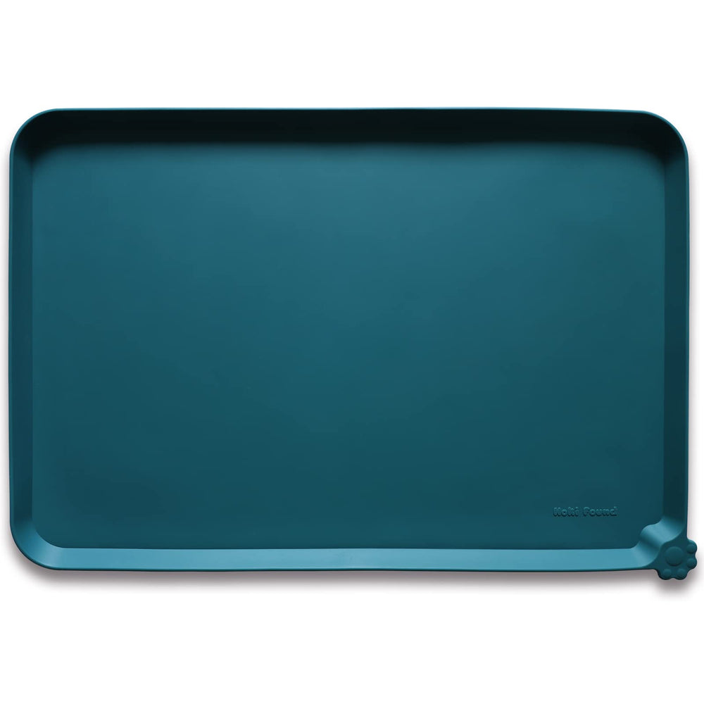 Tapis alimentaire en silicone Hoki Found anti-dérapant 22 po sur 14 po pour chiens et chats.