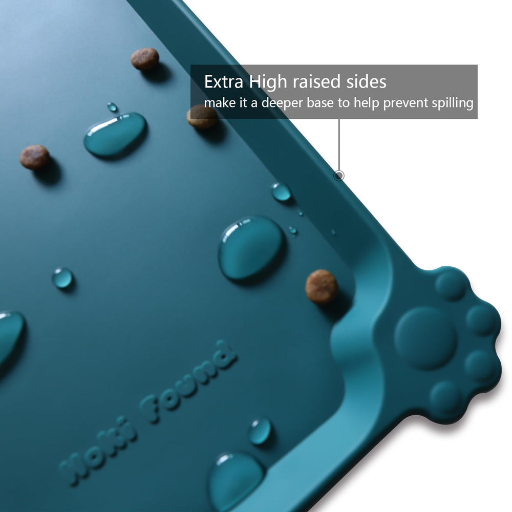 Tapis silicone Hoki Found entretien facile et lavable sur moquette.