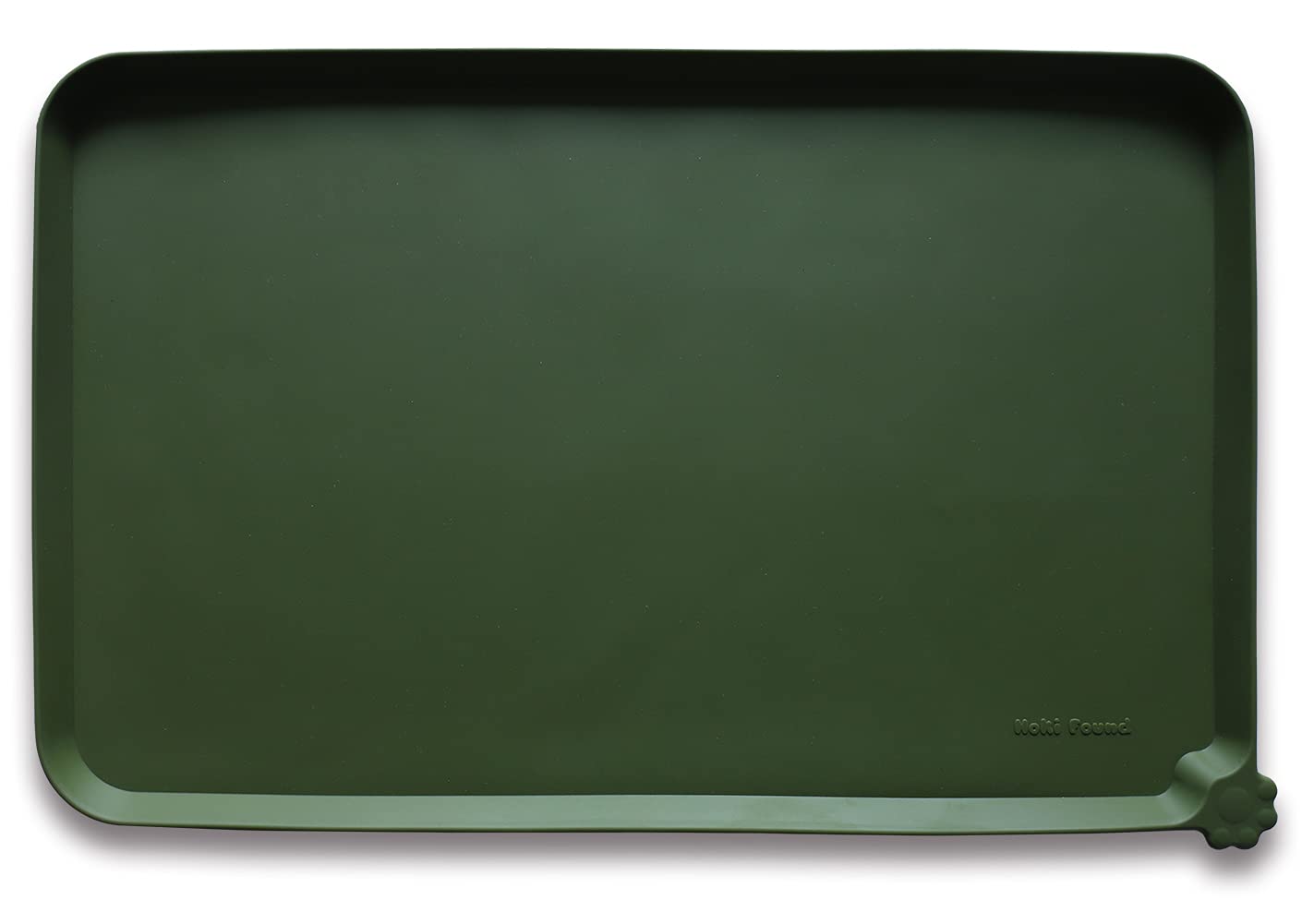 Tapis d’alimentation Hoki Found en silicone antidérapant pour chien et chat sur moquette
